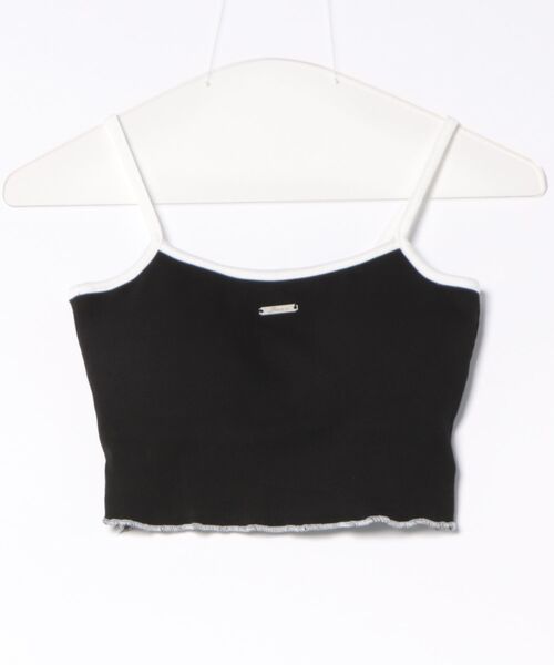 frunco(フランコ)の「カップ付きパイピングブラトップス(Tシャツ/カットソー・レディース・グレー/ホワイト/ブラック・FREE)」の7枚目の写真