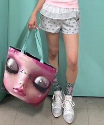 XU（エックスユー）の「【Never mind the XU】graphic tote bag 2 / 【ネバーマインド ザ エックスユー】グラフィックビッグトートバッグ2（トートバッグ）」