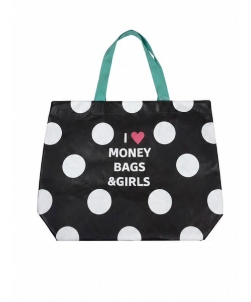 Never mind the XU（ネバーマインドザエックスユー）の「【Never mind the XU】graphic tote bag 2 / 【ネバーマインド ザ エックスユー】グラフィックビッグトートバッグ2（トートバッグ・レディース・ピンク・ONE SIZE）」の11枚目の写真