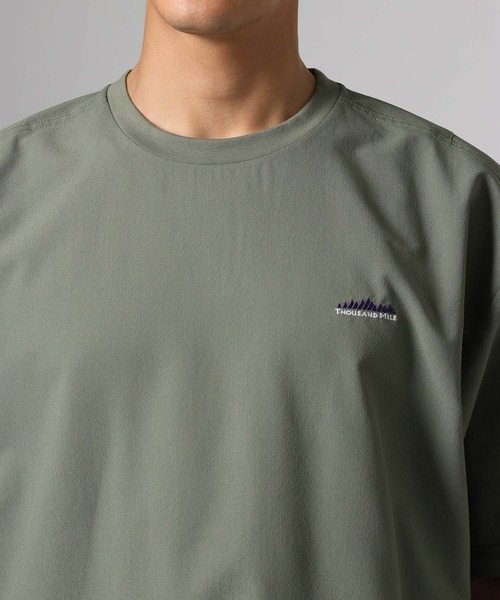THOUSAND MILE（サウザンドマイル）の「【THOUSAND MILE(サウザンドマイル)】別注セットアップ[吸水速乾・UVカット]（Tシャツ/カットソー・メンズ・クリアグリーン/ブラック・MEDIUM/LARGE）」の22枚目の写真