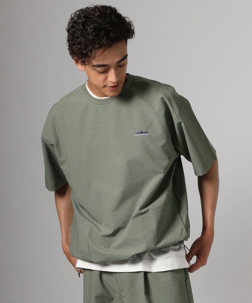 THOUSAND MILE（サウザンドマイル）の「【THOUSAND MILE(サウザンドマイル)】別注セットアップ[吸水速乾・UVカット]（Tシャツ/カットソー・メンズ・クリアグリーン/ブラック・MEDIUM/LARGE）」の16枚目の写真