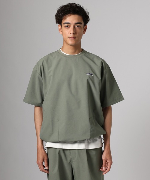 THOUSAND MILE（サウザンドマイル）の「【THOUSAND MILE(サウザンドマイル)】別注セットアップ[吸水速乾・UVカット]（Tシャツ/カットソー・メンズ・クリアグリーン/ブラック・MEDIUM/LARGE）」の19枚目の写真