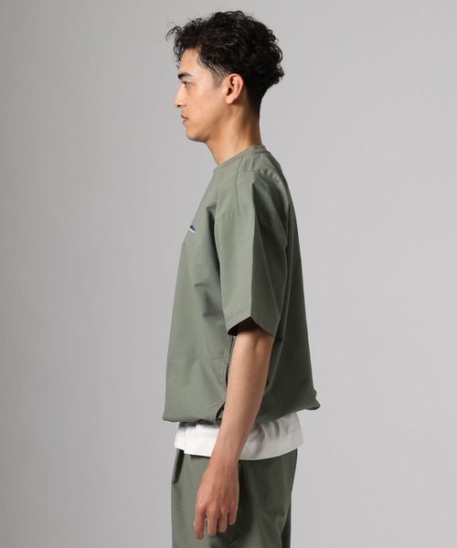 THOUSAND MILE（サウザンドマイル）の「【THOUSAND MILE(サウザンドマイル)】別注セットアップ[吸水速乾・UVカット]（Tシャツ/カットソー・メンズ・クリアグリーン/ブラック・MEDIUM/LARGE）」の20枚目の写真