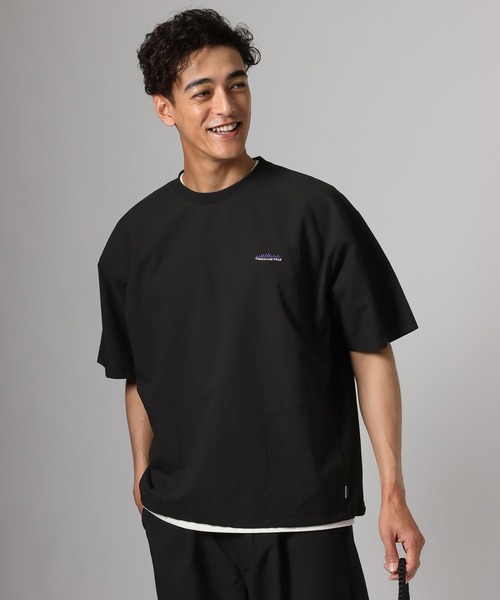 THOUSAND MILE（サウザンドマイル）の「【THOUSAND MILE(サウザンドマイル)】別注セットアップ[吸水速乾・UVカット]（Tシャツ/カットソー・メンズ・クリアグリーン/ブラック・MEDIUM/LARGE）」の13枚目の写真