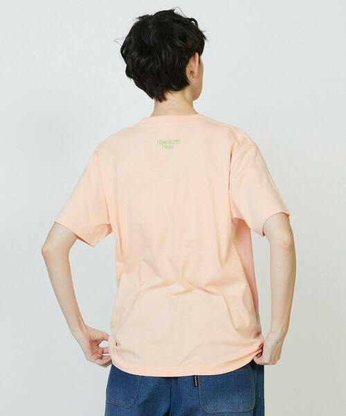 FRAPBOIS PARK(フラボアパーク)の「ギンガムパーキー Tシャツ(Tシャツ/カットソー・レディース・ネイビー/ピンク/ホワイト・2/1)」の12枚目の写真