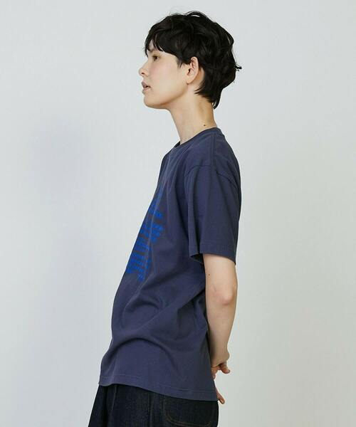 FRAPBOIS PARK(フラボアパーク)の「ギンガムパーキー Tシャツ(Tシャツ/カットソー・レディース・ネイビー/ピンク/ホワイト・2/1)」の18枚目の写真
