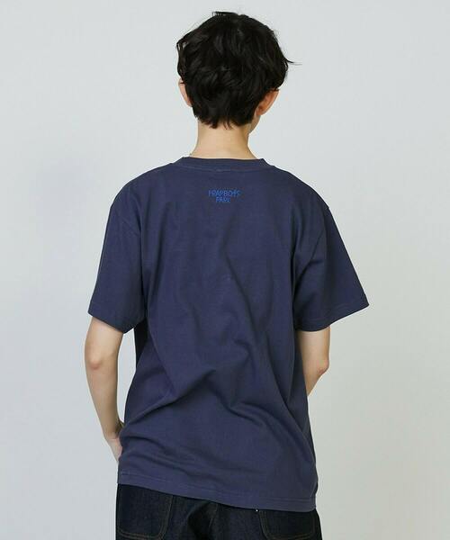 FRAPBOIS PARK(フラボアパーク)の「ギンガムパーキー Tシャツ(Tシャツ/カットソー・レディース・ネイビー/ピンク/ホワイト・2/1)」の19枚目の写真