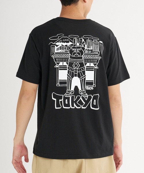 RVCA(ルーカ)の「RVCA メンズ MECHA HACHIKO TOKYO TEE Tシャツ 【2026年夏モデル】(Tシャツ/カットソー・メンズ・ブラック×ホワイト/ホワイト・SMALL/LARGE/X-LARGE/MEDIUM)」の1枚目の写真