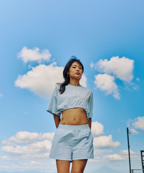 RVCA(ルーカ)の「RVCA ウィメンズ MINI RVCA UTILITY BS ショートパンツ 【2026年春夏モデル】(その他パンツ・レディース・ブルー系その他/ブラック・MEDIUM/SMALL)」の2枚目の写真