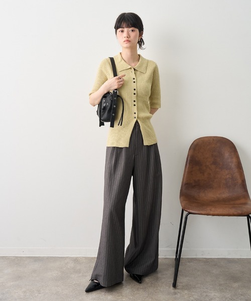 NOGLE(ノグル)の「【NOGLE select/ノグルセレクト】マルチポケットショルダーバッグ(ショルダーバッグ・レディース・ライトグレー/ブラック・FREE)」の7枚目の写真