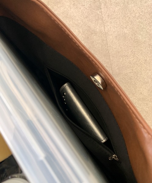 Teem Store(チームストア)の「【大容量】アイレッドデザイントートバッグ ショルダーバッグ(ショルダーバッグ・レディース・ブラウン/ダークブラウン/ブラック・F)」の17枚目の写真
