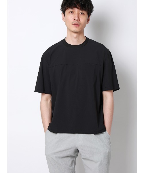 FLAT／Tシャツ／半袖／接触冷感／ナイロンスムース／無地（Tシャツ