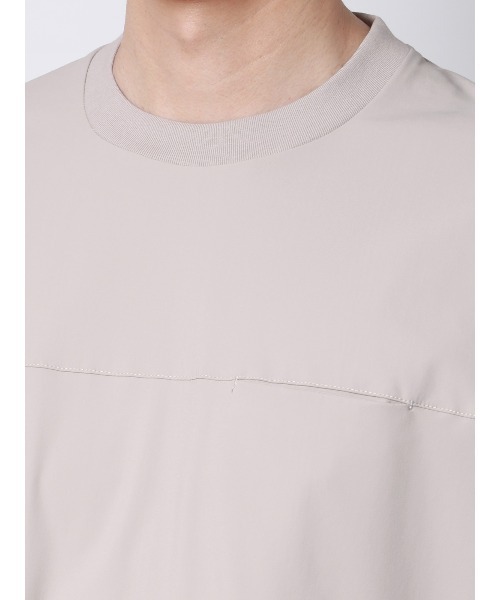 FLAT(フラット)の「FLAT/Tシャツ/半袖/接触冷感/ナイロンスムース/無地(Tシャツ/カットソー・メンズ・ブラック/サックスブルー/ライトグレー・S/M/L)」の16枚目の写真