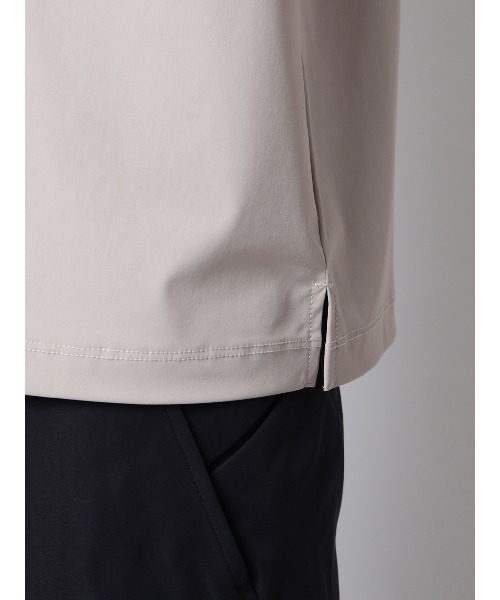 FLAT(フラット)の「FLAT/Tシャツ/半袖/接触冷感/ナイロンスムース/無地(Tシャツ/カットソー・メンズ・ブラック/サックスブルー/ライトグレー・S/M/L)」の19枚目の写真