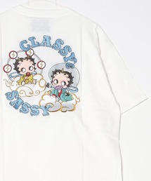 Betty Boop【ベティー ブープ】ベティちゃん 半袖Tシャツ /風神雷神 バイク 羽 バブ龍 FLEISCHER