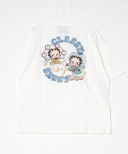 ARCADE（アーケード）の「Betty Boop【ベティー ブープ】ベティちゃん 半袖Tシャツ /風神雷神 バイク 羽 バブ龍 FLEISCHER（Tシャツ/カットソー・メンズ・ホワイト系4/ブラック系1/ブラック系3/ホワイト系3/ブラック系2/ブラック系4/ホワイト系2/ホワイト系1・L/M）」の16枚目の写真