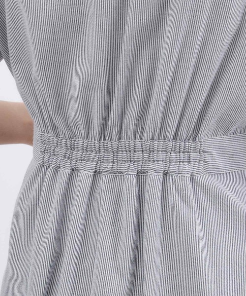 grove（グローブ）の「【洗える】さらっと軽やか、カシュクール風サッカーワンピース（ワンピース・レディース・ネイビー系2/ネイビー/ブルー系その他・02/03/01/04/05）」の13枚目の写真