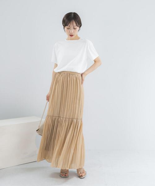 URBAN RESEARCH ROSSO WOMEN(アーバンリサーチ ロッソ)の「シアーオーガンジープリーツスカート(スカート・レディース・ホワイト/ミント/ベージュ系その他・FREE)」の22枚目の写真