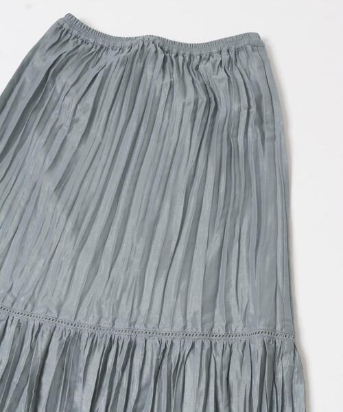URBAN RESEARCH ROSSO WOMEN(アーバンリサーチ ロッソ)の「シアーオーガンジープリーツスカート(スカート・レディース・ホワイト/ミント/ベージュ系その他・FREE)」の14枚目の写真