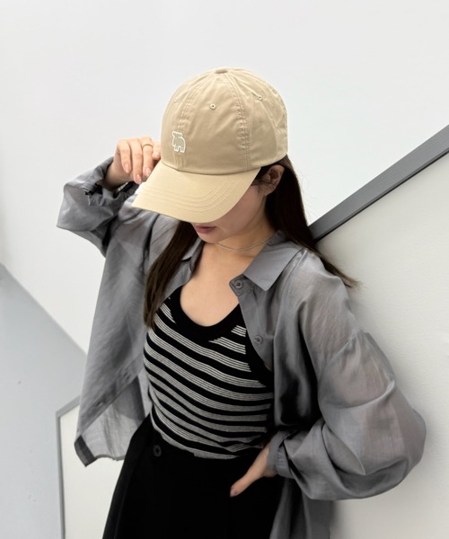 moz（モズ）の「【MOZ】ツイルキャップ 161-0045（キャップ・メンズ・ベージュ/ライトベージュ/チャコールグレー/ブラック・FREE）」の18枚目の写真