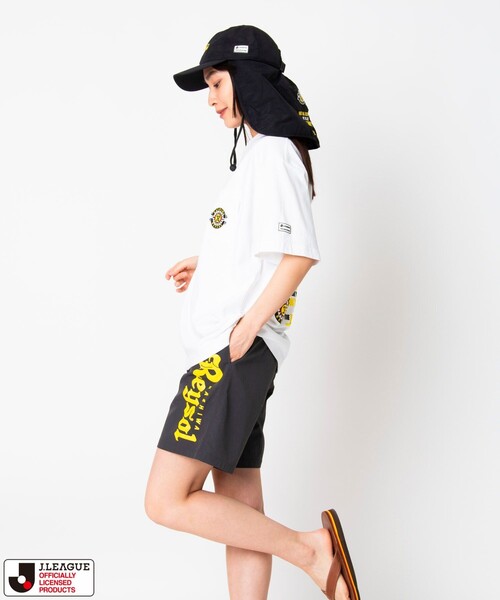 FREAK'S STORE（フリークスストア）の「J.LEAGUE×FREAK'S STORE 別注 SUPPORTERS NYLON SHORTS 【柏レイソル】（その他パンツ・メンズ・ブラック/チャコールグレー・LARGE/MEDIUM/SMALL）」の9枚目の写真