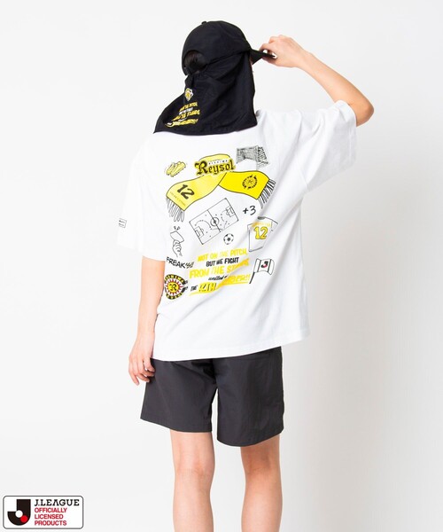 FREAK'S STORE（フリークスストア）の「J.LEAGUE×FREAK'S STORE 別注 SUPPORTERS NYLON SHORTS 【柏レイソル】（その他パンツ・メンズ・ブラック/チャコールグレー・LARGE/MEDIUM/SMALL）」の3枚目の写真