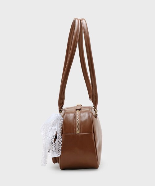 ESPERANZA(エスペランサ)の「リボンチャームアウトポケットバッグ(トートバッグ・レディース・ブルー/ブラック/ブラウン系/アイボリー・FREE)」の13枚目の写真