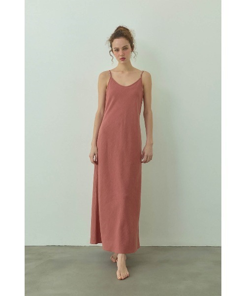 ALEXIA STAM(アリシアスタン)の「Linen Maxi Dress /リネンロングワンピ(Tシャツ/カットソー・レディース・ベージュ/ブルー/チャコールグレー/ピンク・S/M)」の19枚目の写真