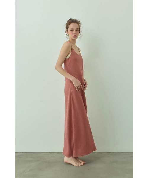 ALEXIA STAM(アリシアスタン)の「Linen Maxi Dress /リネンロングワンピ(Tシャツ/カットソー・レディース・ベージュ/ブルー/チャコールグレー/ピンク・S/M)」の20枚目の写真