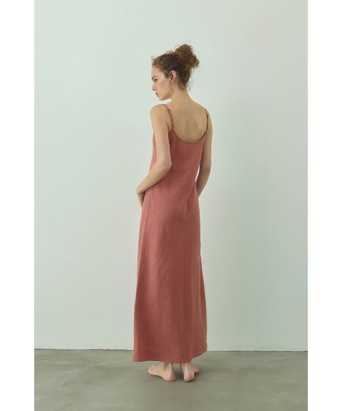ALEXIA STAM(アリシアスタン)の「Linen Maxi Dress /リネンロングワンピ(Tシャツ/カットソー・レディース・ベージュ/ブルー/チャコールグレー/ピンク・S/M)」の21枚目の写真
