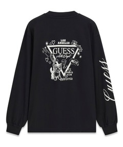 Kassa Overall ロゴTシャツ XL 黒 ジャズ BASIC Triangle Tee Tシャツ 半袖 ロゴTシャツ | GUESS(ゲス) JAPAN