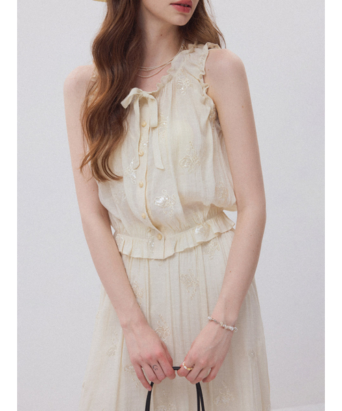 SINCETHEN(シンスゼン)の「セイントスリーブレスブラウス(シャツ/ブラウス・レディース・その他・LARGE/MEDIUM/SMALL)」の11枚目の写真
