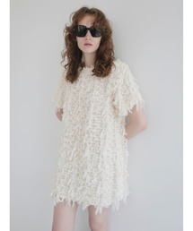 V NECK SWEAT MINI DRESS（Tシャツ/カットソー）｜AMOMMA（アモマ）の