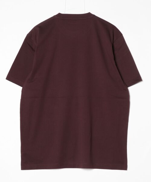 Y-3(ワイスリー)の「Y-3 REGULAR SHORT SLEEVE TEE(Tシャツ/カットソー・メンズ・バーガンディー・SMALL/X-SMALL/LARGE/MEDIUM/X-LARGE/XX-SMALL/XX-LARGE)」の4枚目の写真