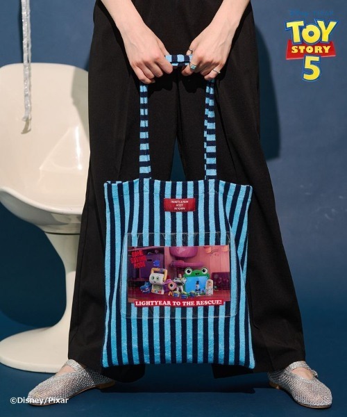 TOY STORY 5】ストライプパイルトートBAG（トートバッグ）｜Disney