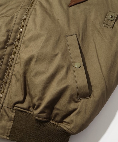 HOUSTON(ヒューストン)の「【HOUSTON/ヒューストン】B-15A FLIGHT JACKET/フライトジャケット(ミリタリージャケット・メンズ・オリーブドラブ・36/38/40/42)」の9枚目の写真