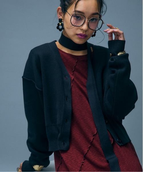 GEVS.（ジェイヴィス）の「ウェーブライン・スウィッチワンピース＜大きいサイズ有＞GEVS.（ワンピース・レディース・ワイン/ブラック・M/L/LL/3L/4L/5L）」の20枚目の写真