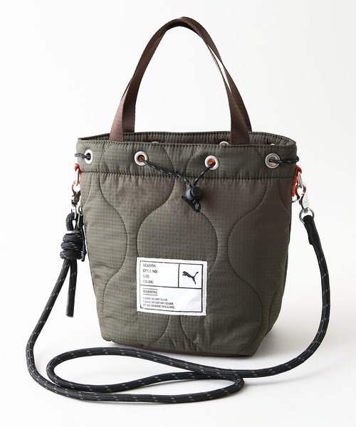 PUMA（プーマ）の「【PUMA/プーマ】【ちょっとしたお出掛けに最適な容量4L】パーソナルエフェクトバッグ ミリタリーテイスト 内ポケット ストリート y2k スポーツミックス おしゃれ ユニセックス（ショルダーバッグ・メンズ・ブラック/カーキ・FREE）」の6枚目の写真