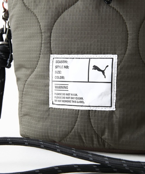 PUMA（プーマ）の「【PUMA/プーマ】【ちょっとしたお出掛けに最適な容量4L】パーソナルエフェクトバッグ ミリタリーテイスト 内ポケット ストリート y2k スポーツミックス おしゃれ ユニセックス（ショルダーバッグ・メンズ・ブラック/カーキ・FREE）」の9枚目の写真