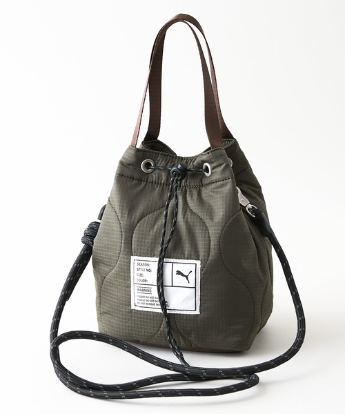 PUMA（プーマ）の「【PUMA/プーマ】【ちょっとしたお出掛けに最適な容量4L】パーソナルエフェクトバッグ ミリタリーテイスト 内ポケット ストリート y2k スポーツミックス おしゃれ ユニセックス（ショルダーバッグ・メンズ・ブラック/カーキ・FREE）」の16枚目の写真