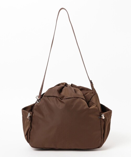 Demi-Luxe BEAMS(デミルクス ビームス)の「NOMADIS / SQUASH ナイロン バッグ(トートバッグ・レディース・ブラック/ダークブラウン・ONE SIZE)」の9枚目の写真