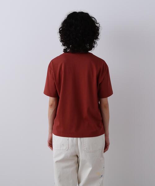 YLEVE（イレーヴ）の「YLEVE / ORGANIC COTTON BIO T-SHIRT（Tシャツ/カットソー・レディース・イエロー/ブラウン/ネイビー/ホワイト・1）」の8枚目の写真