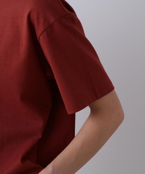 YLEVE（イレーヴ）の「YLEVE / ORGANIC COTTON BIO T-SHIRT（Tシャツ/カットソー・レディース・イエロー/ブラウン/ネイビー/ホワイト・1）」の10枚目の写真
