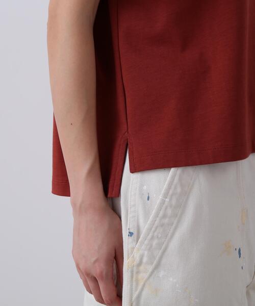 YLEVE（イレーヴ）の「YLEVE / ORGANIC COTTON BIO T-SHIRT（Tシャツ/カットソー・レディース・イエロー/ブラウン/ネイビー/ホワイト・1）」の11枚目の写真