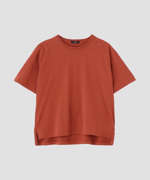 YLEVE（イレーヴ）の「YLEVE / ORGANIC COTTON BIO T-SHIRT（Tシャツ/カットソー・レディース・イエロー/ブラウン/ネイビー/ホワイト・1）」の12枚目の写真