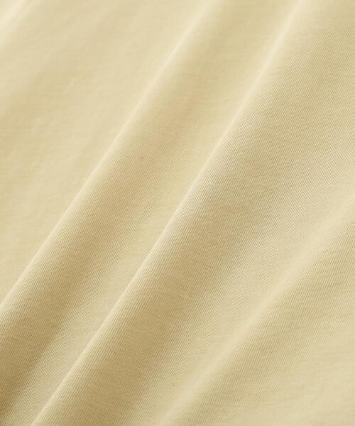 YLEVE（イレーヴ）の「YLEVE / ORGANIC COTTON BIO T-SHIRT（Tシャツ/カットソー・レディース・イエロー/ブラウン/ネイビー/ホワイト・1）」の19枚目の写真
