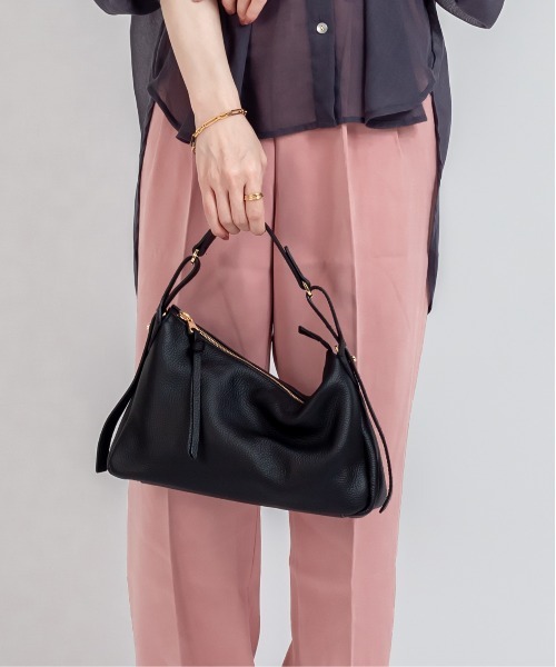 LORISTELLA(ロリステッラ)の「【LORISTELLA/ロリステッラ】2WAY レザーハンドバッグ イタリア製 LACEY(ショルダーバッグ・レディース・ブラウン/ブラック・FREE)」の1枚目の写真