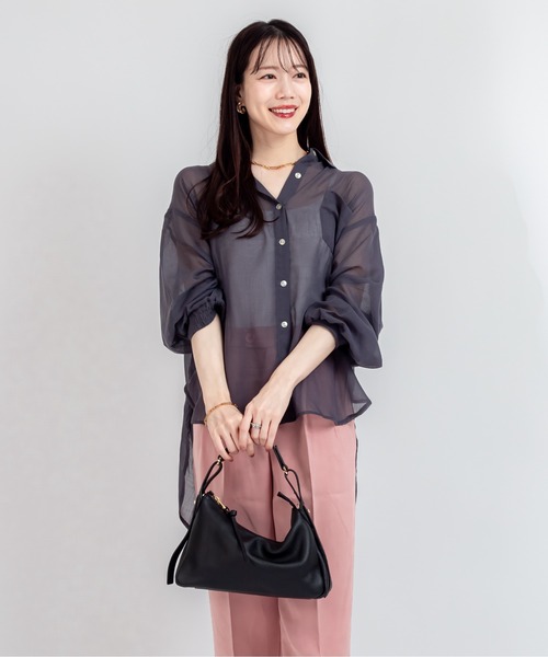 LORISTELLA(ロリステッラ)の「【LORISTELLA/ロリステッラ】2WAY レザーハンドバッグ イタリア製 LACEY(ショルダーバッグ・レディース・ブラウン/ブラック・FREE)」の5枚目の写真