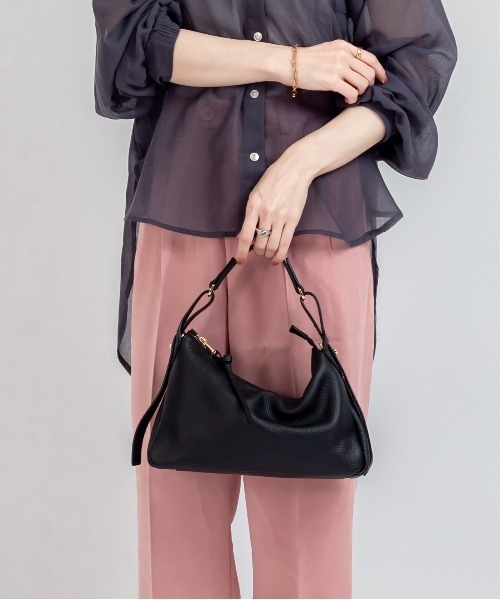 LORISTELLA(ロリステッラ)の「【LORISTELLA/ロリステッラ】2WAY レザーハンドバッグ イタリア製 LACEY(ショルダーバッグ・レディース・ブラウン/ブラック・FREE)」の7枚目の写真