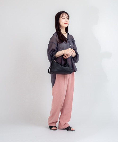 LORISTELLA(ロリステッラ)の「【LORISTELLA/ロリステッラ】2WAY レザーハンドバッグ イタリア製 LACEY(ショルダーバッグ・レディース・ブラウン/ブラック・FREE)」の9枚目の写真